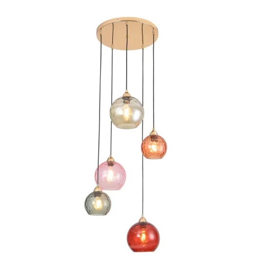LÁMPARA DE TECHO 5 LUCES NERIUM 2