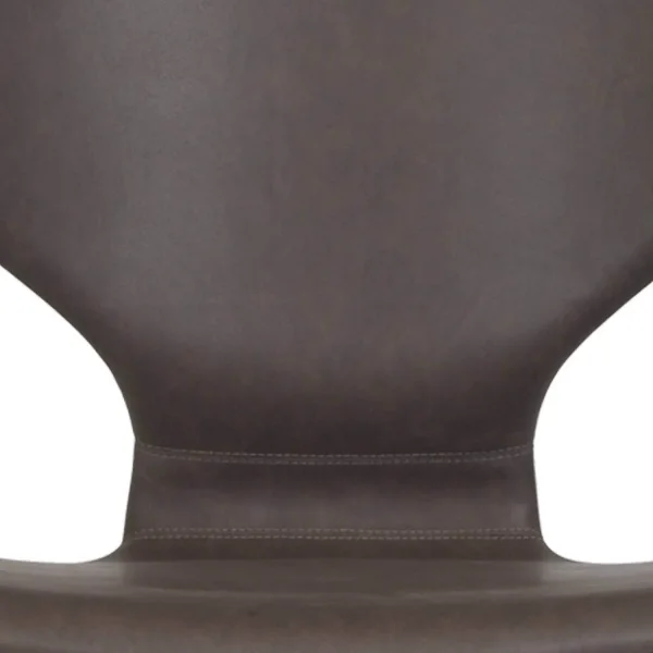 SILLA UPPLAND PU MARRÓN PATAS COLOR HAYA