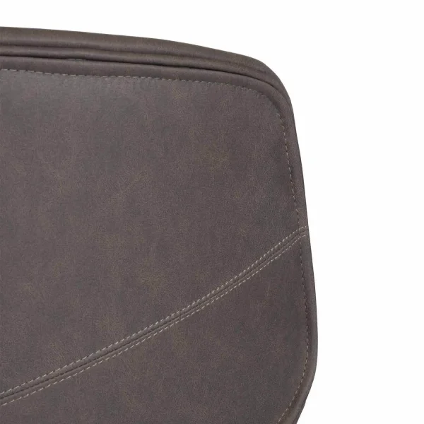 SILLA UPPLAND PU MARRÓN PATAS COLOR HAYA