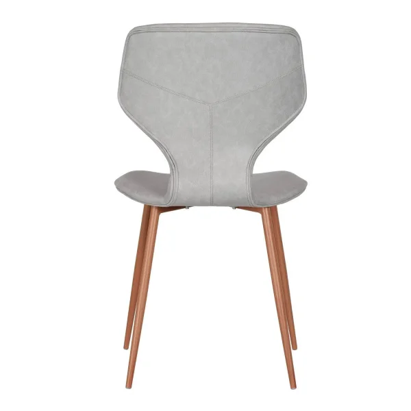 SILLA UPPLAND PU GRIS PATAS COLOR HAYA SILLA UPPLAND PU GRIS PATAS COLOR HAYA
