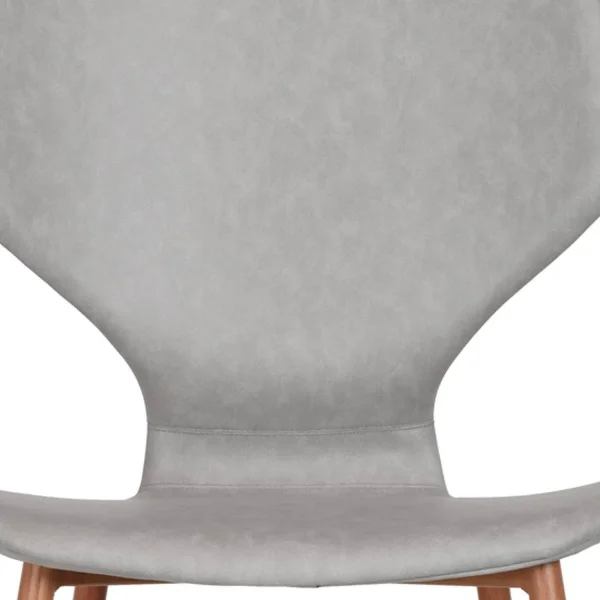 SILLA UPPLAND PU GRIS PATAS COLOR HAYA SILLA UPPLAND PU GRIS PATAS COLOR HAYA