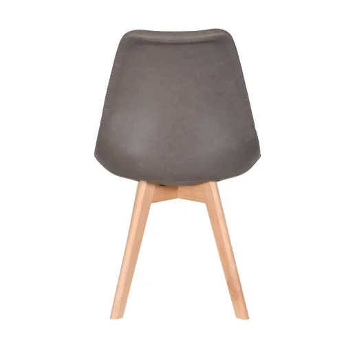 SILLA TOWER KARLSKRONA PU MARRÓN PATAS COLOR HAYA SILLA TOWER KARLSKRONA PU MARRÓN PATAS COLOR HAYA