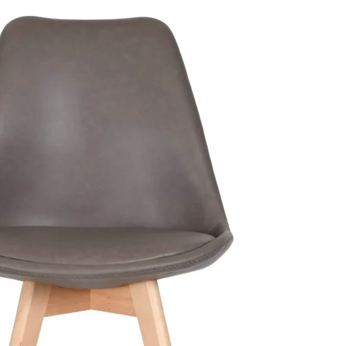 SILLA TOWER KARLSKRONA PU MARRÓN PATAS COLOR HAYA SILLA TOWER KARLSKRONA PU MARRÓN PATAS COLOR HAYA