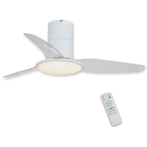 VENTILADOR DE TECHO LED 24 W REGULABLE BLANCO ISOLDE