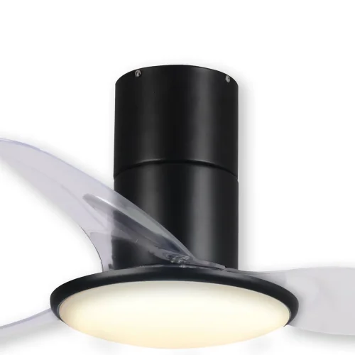 VENTILADOR DE TECHO LED 24 W REGULABLE NEGRO ISOLDE