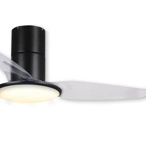 VENTILADOR DE TECHO LED 24 W REGULABLE NEGRO ISOLDE