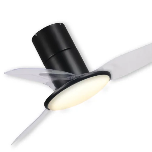 VENTILADOR DE TECHO LED 24 W REGULABLE NEGRO ISOLDE