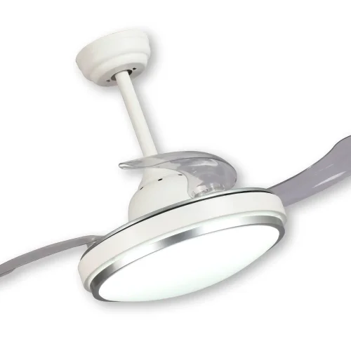 VENTILADOR DE TECHO LED 29 W REGULABLE BLANCO PLEGABLE SILVERSTONE