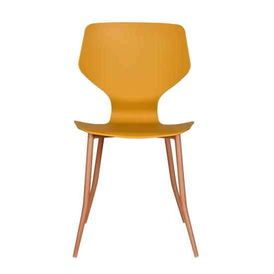SILLA DE POLIPROPILENO COLOR MOSTAZA UPPLAND 2
