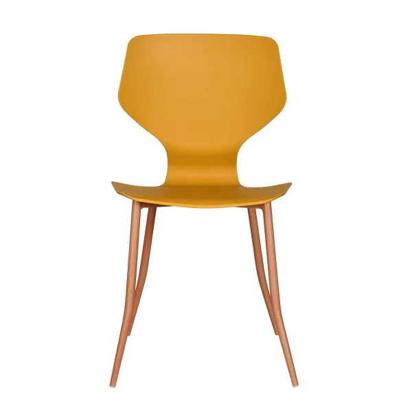 SILLA DE POLIPROPILENO COLOR MOSTAZA UPPLAND