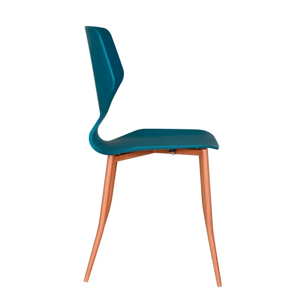 SILLA DE POLIPROPILENO COLOR AZUL COBALTO UPPLAND SILLA DE POLIPROPILENO COLOR AZUL COBALTO UPPLAND