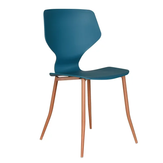 SILLA DE POLIPROPILENO COLOR AZUL COBALTO UPPLAND