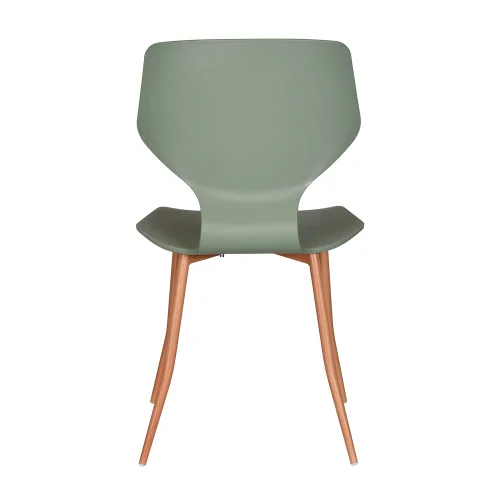 SILLA DE POLIPROPILENO COLOR VERDE KALE UPPLAND