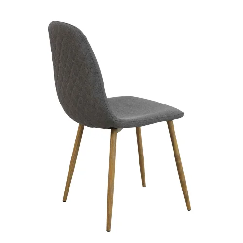 SILLA DE COMEDOR TAPIZADA GRIS COFFEE SILLA DE COMEDOR TAPIZADA GRIS COFFEE