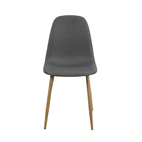 SILLA DE COMEDOR TAPIZADA GRIS COFFEE SILLA DE COMEDOR TAPIZADA GRIS COFFEE
