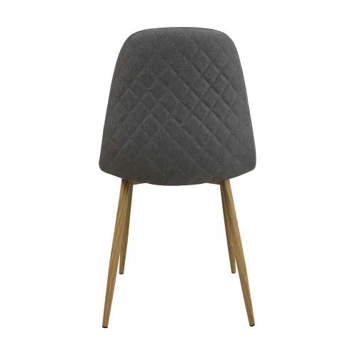 SILLA DE COMEDOR TAPIZADA GRIS COFFEE SILLA DE COMEDOR TAPIZADA GRIS COFFEE