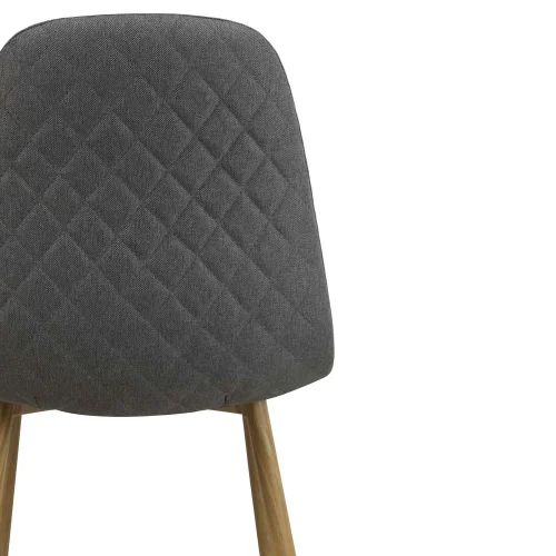 SILLA DE COMEDOR TAPIZADA GRIS COFFEE SILLA DE COMEDOR TAPIZADA GRIS COFFEE