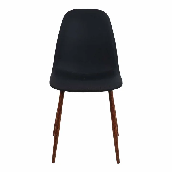 SILLA DE COMEDOR TAPIZADA NEGRA GRACIA