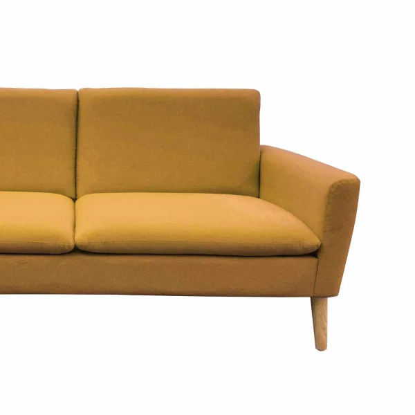 SOFÁ 3 PLAZAS COLOR AMARILLO OASIS
