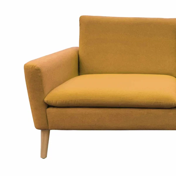 SOFÁ 3 PLAZAS COLOR AMARILLO OASIS