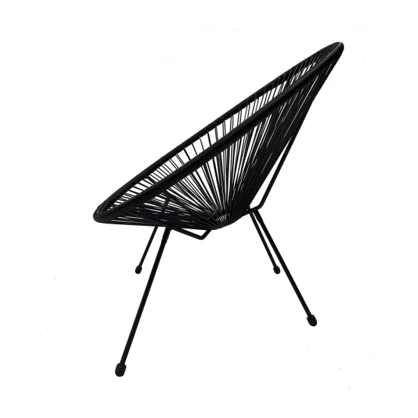 SILLA MIAMI SPRINGS NEGRA