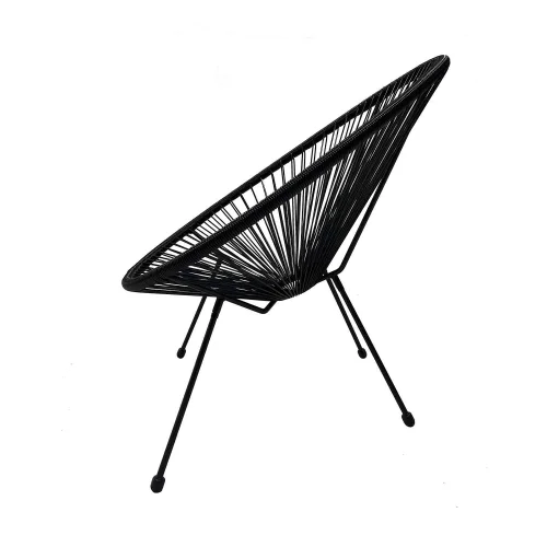 SILLA MIAMI SPRINGS NEGRA