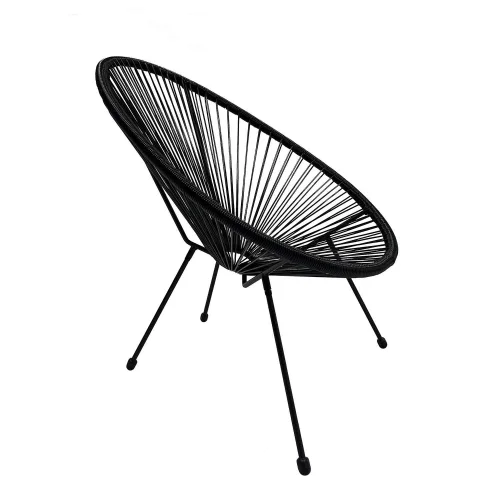 SILLA MIAMI SPRINGS NEGRA