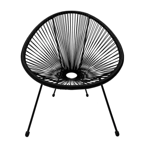 SILLA MIAMI SPRINGS NEGRA