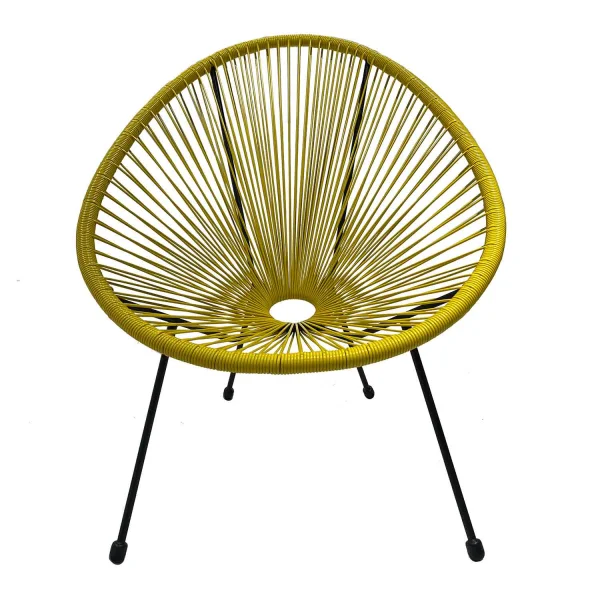 SILLA MIAMI SPRINGS AMARILLA