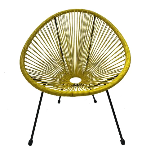 SILLA MIAMI SPRINGS AMARILLA