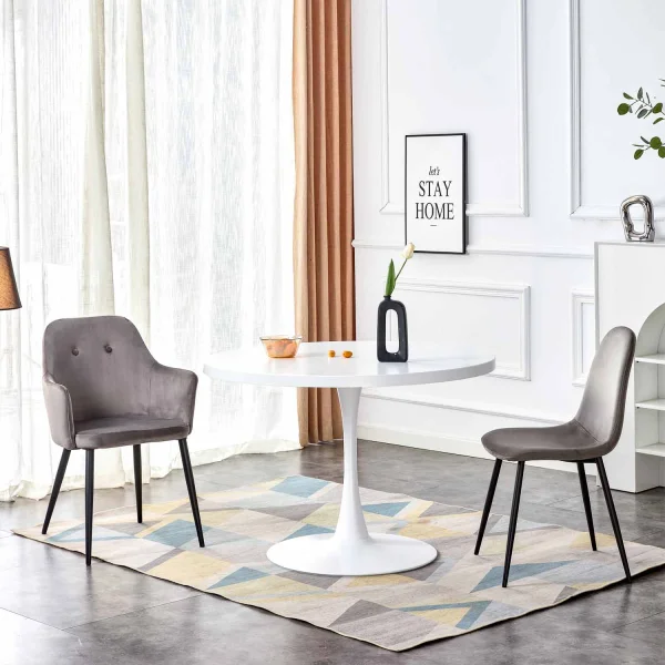 MESA DE COMEDOR BLANCA EUDORA