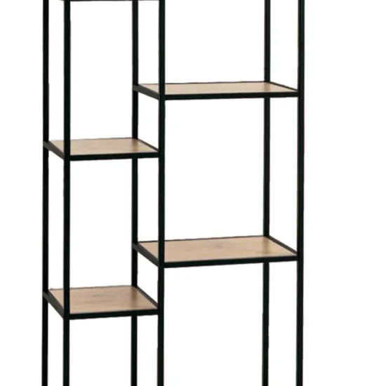 ESTANTERÍA ALTA ROBLE/NEGRO SELENE 2