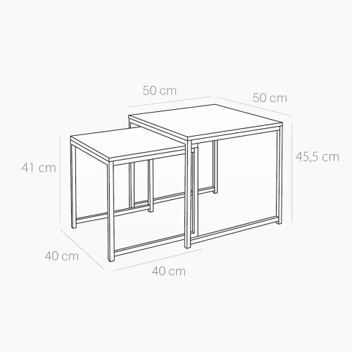 SET MESAS NIDO BLANCA SWINDON SET MESAS NIDO BLANCA SWINDON
