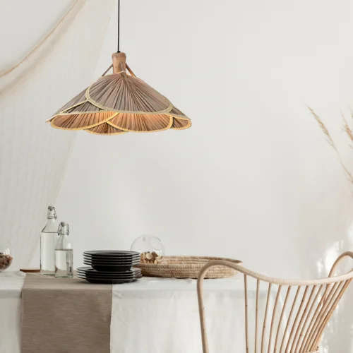 LÁMPARA DE TECHO RATTAN GLADIOLO LÁMPARA DE TECHO RATTAN GLADIOLO