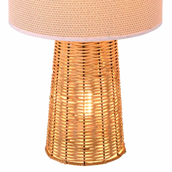LÁMPARA DE MESA RATTAN CAROLINA