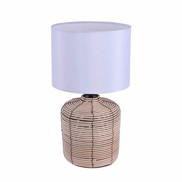 LÁMPARA DE MESA RATTAN 35CM ELARA LÁMPARA DE MESA RATTAN 35CM ELARA