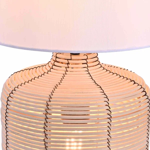 LÁMPARA DE MESA RATTAN 40CM ELARA
