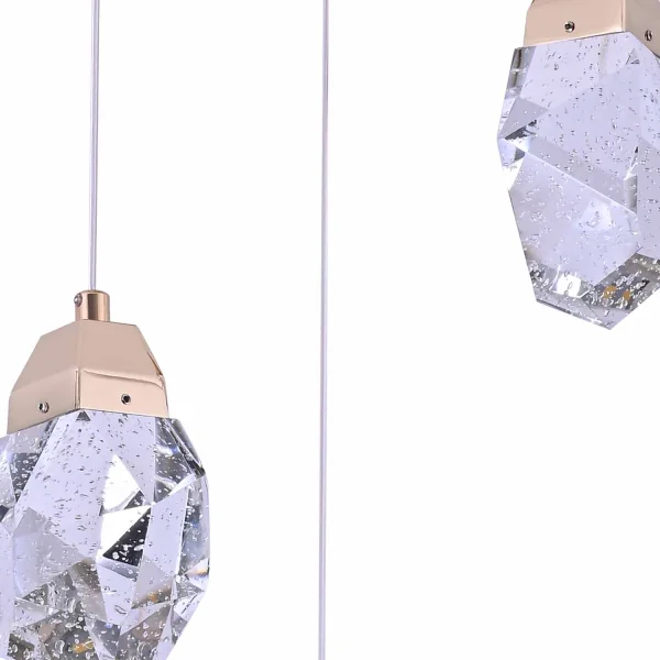 LÁMPARA LED TECHO 5 LUCES 24 W 4000K GISELLE