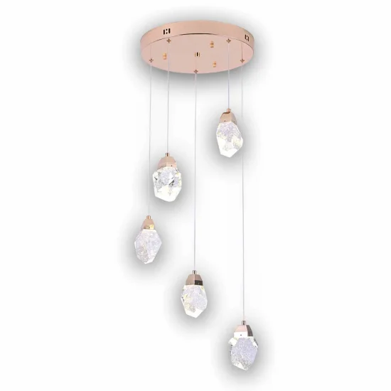 LÁMPARA LED TECHO 5 LUCES 24 W 4000K GISELLE 2