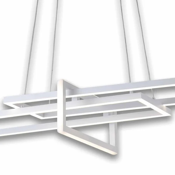 LÁMPARA TECHO LED REGULABLE 40 W BLANCO ATTICUS