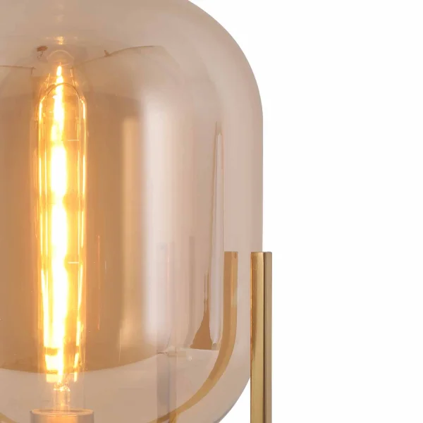 LÁMPARA DE MESA DORADO/ÁMBAR CORDELIA