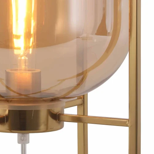 LÁMPARA DE MESA DORADO/ÁMBAR CORDELIA