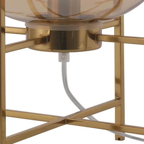 LÁMPARA DE MESA DORADO/ÁMBAR CORDELIA