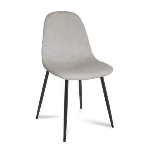 SILLA DE COMEDOR EN TEXTIL GRIS STENMARK