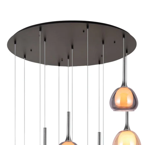 LÁMPARA DE ESCALERA 12 LUCES E14 NOLINA