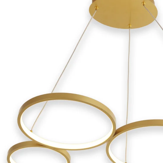 LÁMPARA DE TECHO COLGANTE LED 65W REGULABLE ORO SERENA 2
