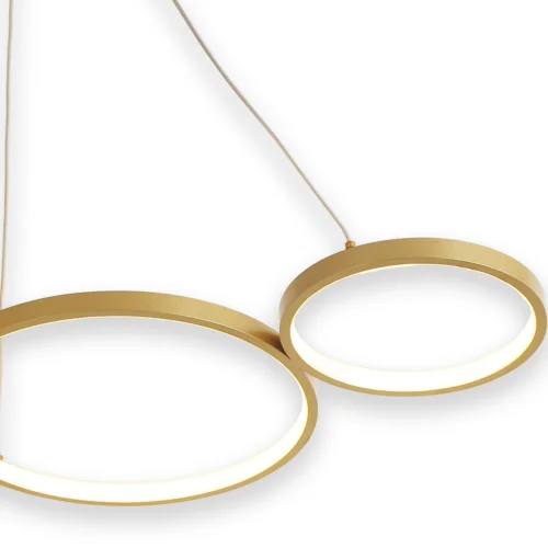 LÁMPARA DE TECHO COLGANTE LED 65W REGULABLE ORO SERENA