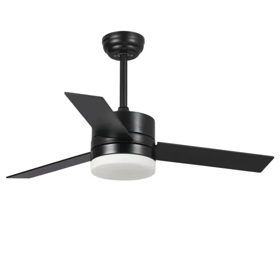 VENTILADOR DE TECHO LED LORENZO 16W NEGRO