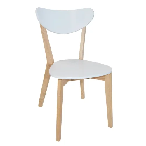 SILLA ALFONS BLANCA/NATURAL SILLA ALFONS BLANCA/NATURAL