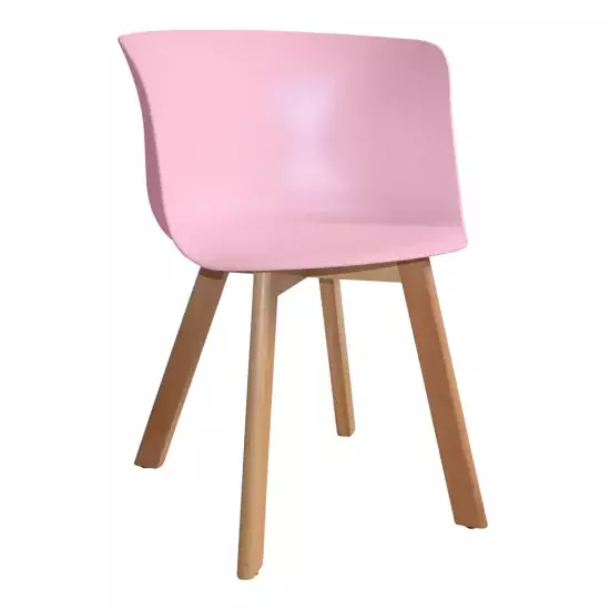 SILLÓN NORDIC WOOD ROSA
